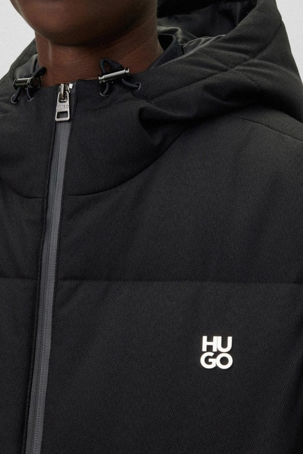 ΑΜΑΝΙΚΟ ΜΠΟΥΦΑΝ ΜΕ ΚΟΥΚΟΥΛΑ HUGO - 001 ΜΑΥΡΟ